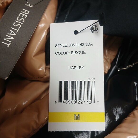 SAM. Harley Hooded Puffer Coat in Bisque Medium NWT - Picture 2 of 3